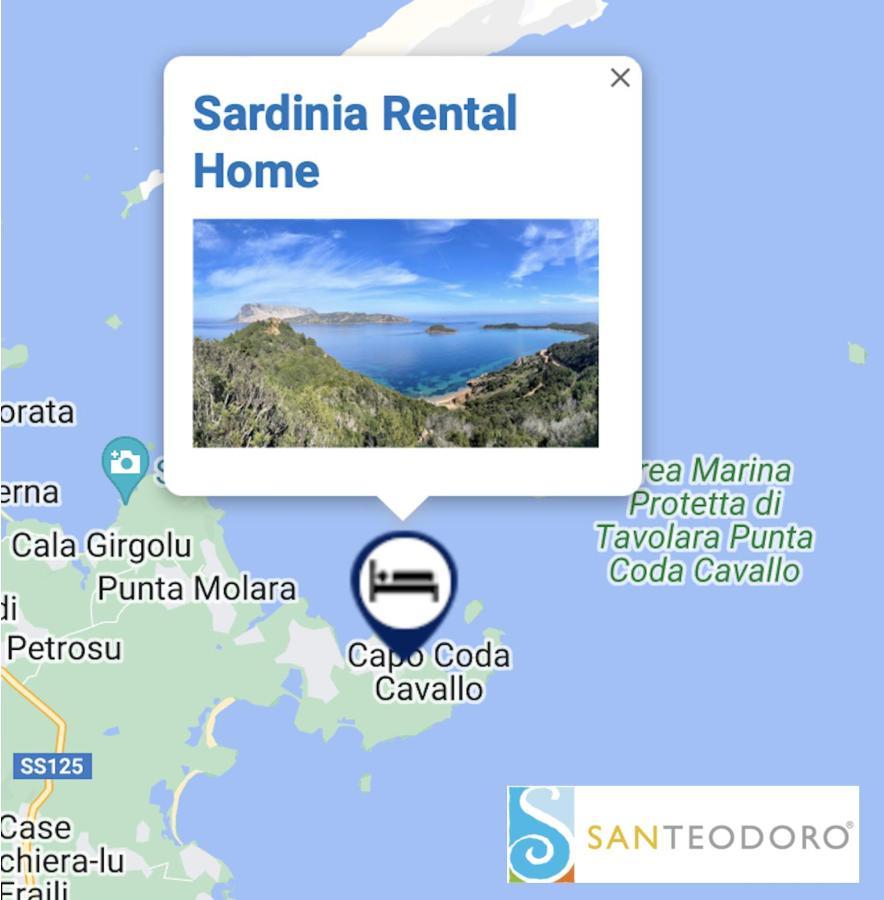 San Teodoro Punta Est Fantastico Trilocale Vista Mare Lejlighed Capo Coda Cavallo Eksteriør billede